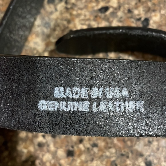 Redwing Leather Black Belt Style 96519 Gold Buckle Size 50 Excellent Condition - Picture 5 of 9